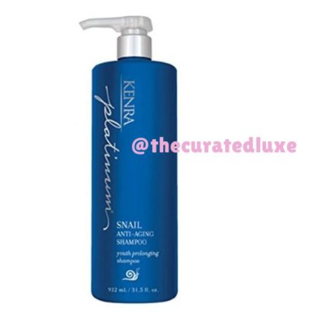 Kenra Professional Platinum Snail Anti-Aging Shampoo UNISEX 31.5 oz NEW 🦋